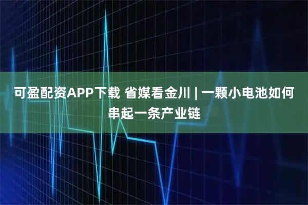 可盈配资APP下载 省媒看金川 | 一颗小电池如何串起一条产业链